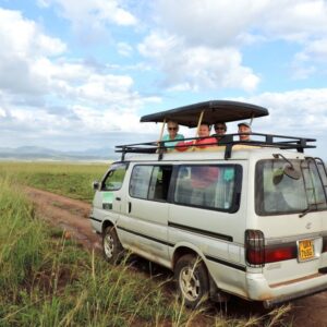Hire A Safari Van With Pop Up Roof In Uganda